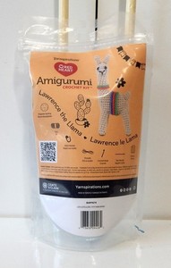 Red Heart Lawrence the Llama Amigurumi Crochet Kit - New