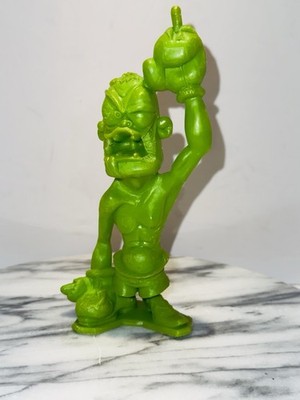 Vintage 1960s Marx Nutty Mads Green Monster  Figure Toy Middle Finger Rat Fink