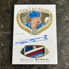 2020-21 Upper Deck The Cup NHL Collection Rookie Patch Auto Bowen Byram /35