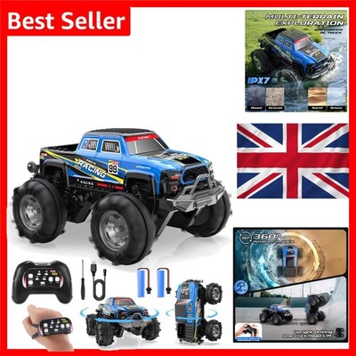 BG028 Amphibious RC Monstertruck Boot Wasserdicht 4WD LED Lichter Kinder