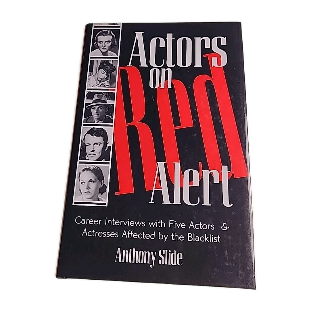 Actors on Red Alert Anthony Slide 1999 Hardback Book