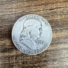 1953 Franklin Half Dollar 50C Silver Circulated US Coin