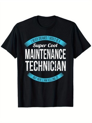 New Maintenance Technician T-Shirt Gifts Funny T-Shirt by Maintenance Technicia
