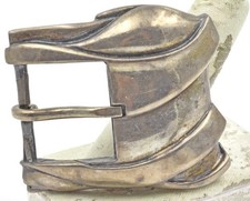 Vintage Sterling Silver Barry Kieselstein-Cord Buckle  belt Tip Signed Perfect