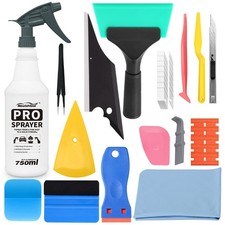 Window Tint Application Kit - Car Tint Installation Tools Spray Bottle Squeege