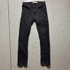 Levi's 511 Slim Fit Kids Jeans Dark Wash Size 18 Regular Black 29x29