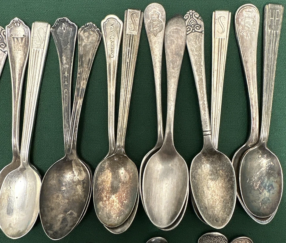 75 шт. ЛОЖЕК HOTEL DEMI посеребренная смесь Waldorf Astoria La Salle Statler и многое другое! - Изображение 4 из 4