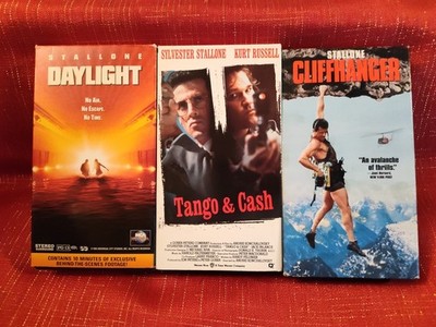  sylvester stallone 3 lot VHS movies 