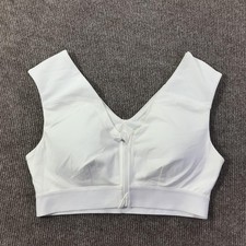 Tommie Copper Shoulder Support Sports Bra Womens Medium Zip Front Activewear Bra