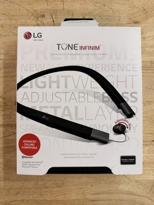LG Tone Infinim HBS-920 Wireless Stereo Headset Black. Open Box Shown