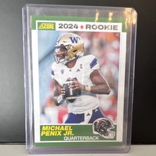 2024 Panini Score Rookie Michael Penix Jr. #7 Atlanta Falcons NFL