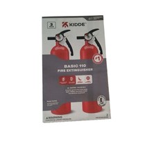 KIDDE Home 1-A:10-B:C Class ABC 2.5 lb. Fire Extinguisher 2-Pack FA110G