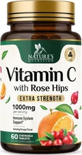 Chewable Vitamin C 1000mg - Extra Strength Antioxidants Powerful Immune Support