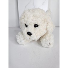 Animal Alley Toys R Us White Bichon Frise Poodle Puppy Dog Plush Vintage 12 inch