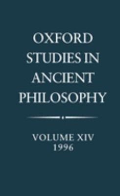 Oxford Studies in Ancient Philosophy Hardcover