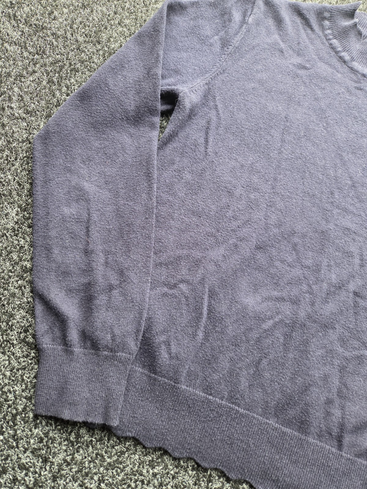 Oasis Dark Blue Long Sleeve Jumper Women’s Size Small image 5
