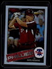 2020 Topps Chrome Ben Baller Edition Rhys Hoskins #85TC-20 1985 Topps Baseball