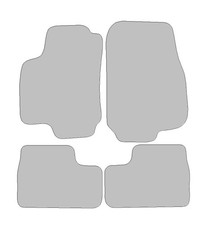 Fußmatten passend für Opel Astra G Typ  (Baujahr 1998 - 2009), Hit schwarz