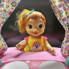 HASBRO BABY ALIVE COOK N CARE 3 in 1 Kitchen Doll PLAYSET Lights  Sound Growing