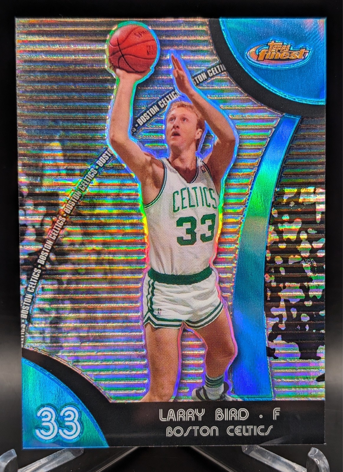 2007-08 Topps Finest - Larry Bird #50 Blue Refractor /199