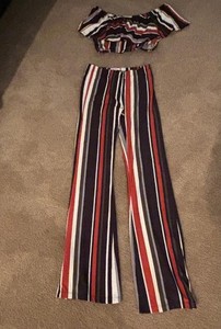 Stylish Pants Set by Feathers - Women's Sz. M - Xlnt. Cond.!