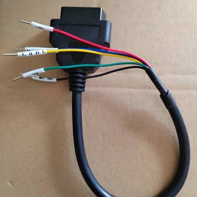 OBD2 5-poliger Stecker auf OBD2-Adapterbuchse DIY OBDII-Stecker