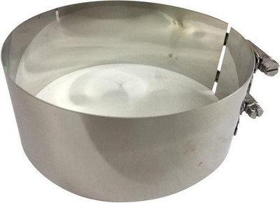 TTC Abgas Klemmband einfach glatt DN 60/100