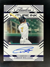 2024 Panini Flawless Future Ink Sapphire 15/15 Carson Williams #FI-CW Auto