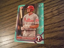 GABRIEL RINCONES - 2022 Bowman Draft 1st prospect SKY BLUE (#/ 199 ) Phillies