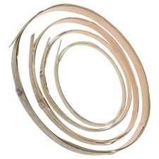 4 Pcs Bamboo Weaving Strips Flat Cane Basket Materials for Furniture