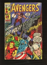 Avengers #80 1970 Marvel 1st Red Wolf Appearance Bronze Age Key Issue