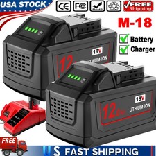 For Milwaukee 18v Battery For M18 18V 48-11-1860 48-11-1840 Battery/Charger