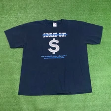 Vintage Souled Out Totally Surrendered to God Jesus Rap Tee M Cash Money Parody