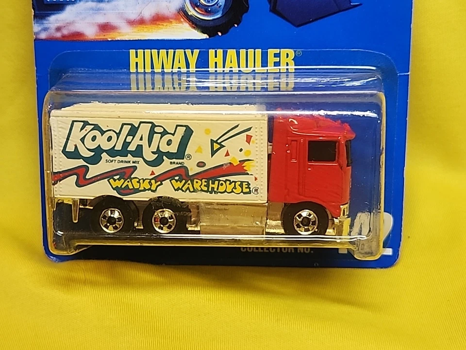 1991 Hot Wheels #142 Hiway Hauler Kool-Aid Wacky Warehouse NOS 🔥F - Image 3 of 4