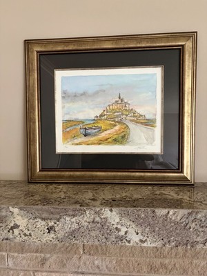 Le Mont St. Michael Serio-Lithograph by Daniele Cambie  LE 650 Park West Gallery