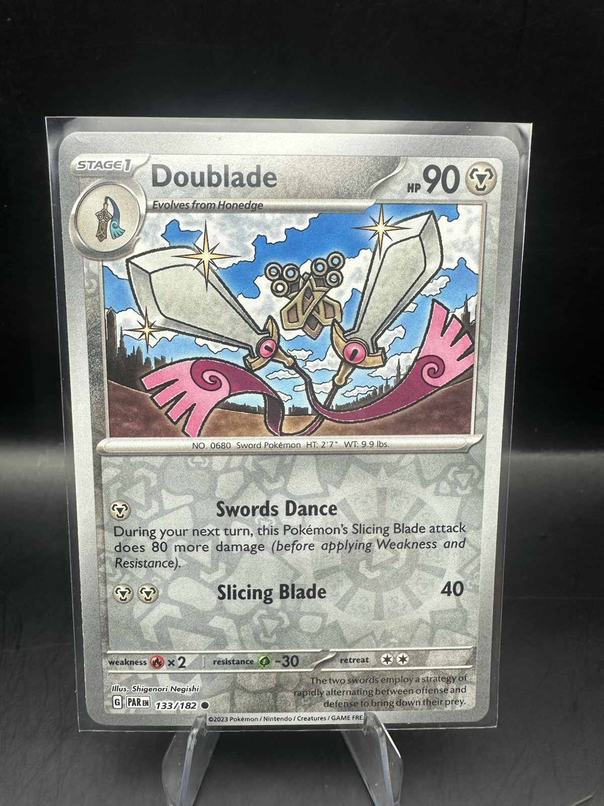 Doublade - 133/182 - Reverse Holo Common - Paradox Rift - Pokemon - NM/M