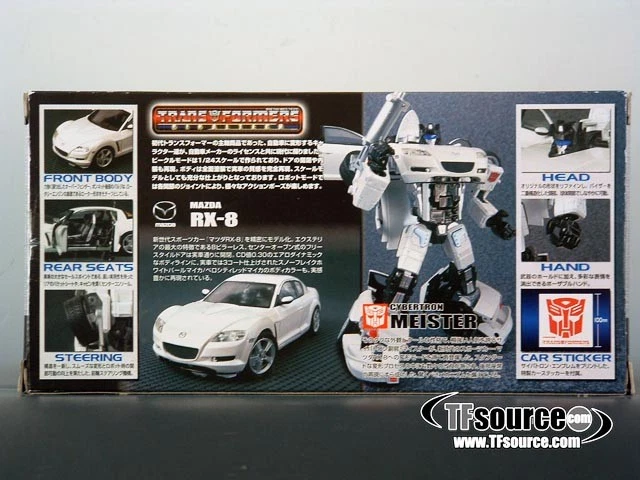 BT-08 Jazz Meister White Version | Mazda RX-7 | Transformers Binaltech | Takara - Image 3 of 3