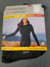 NWT Cuddl Duds Climate Right Women's Base Layer Crew Neck Long Sleeve M