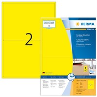 Herma Universal-Etiketten Special 199,6 X 143,5 Mm Gelb 200 Etiketten