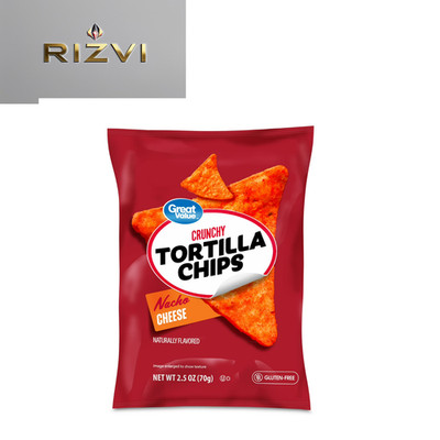 Nacho Cheese Tortilla Chips 2.5 Oz Bag