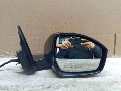 2017 - 2020 JAGUAR F-PACE RIGHT PASSENGER SIDE VIEW MIRROR W/ BLIND SPOT ALERT