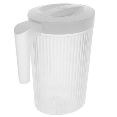 Plastikwasserkrug mit Deckel Juice Pitcher Getränke Ice Tea