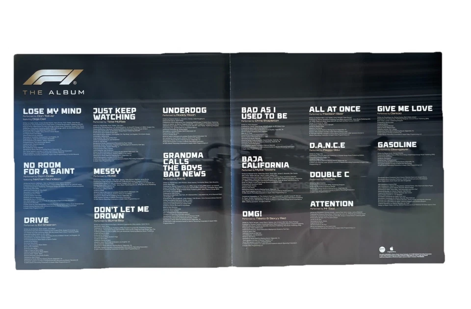 Damson Idris ‘Joshua Pearce’ JP Signed F1 The Movie Vinyl Poster Insert PSA AUTO - Image 3 of 4