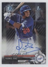 2017 Bowman Chrome Prospect Auto Yusniel Diaz #CPA-YD Auto 0y9l