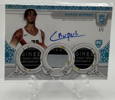 Rayan Rupert 2023-24 Topps Royalty Platinum Superior Jersey RC Auto 1/1! Blazers