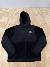 The North Face Denali Hoodie Full Zip Black Women  s Small Polartec Fleece