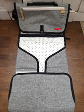 Skip Hop Portable Diaper Changing Pad Travel Mat, Gray Polka Dot Pattern