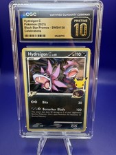 CGC 10 Pristine Hydreigon C SWSH138 Black Start Promo Celebrations Pokemon