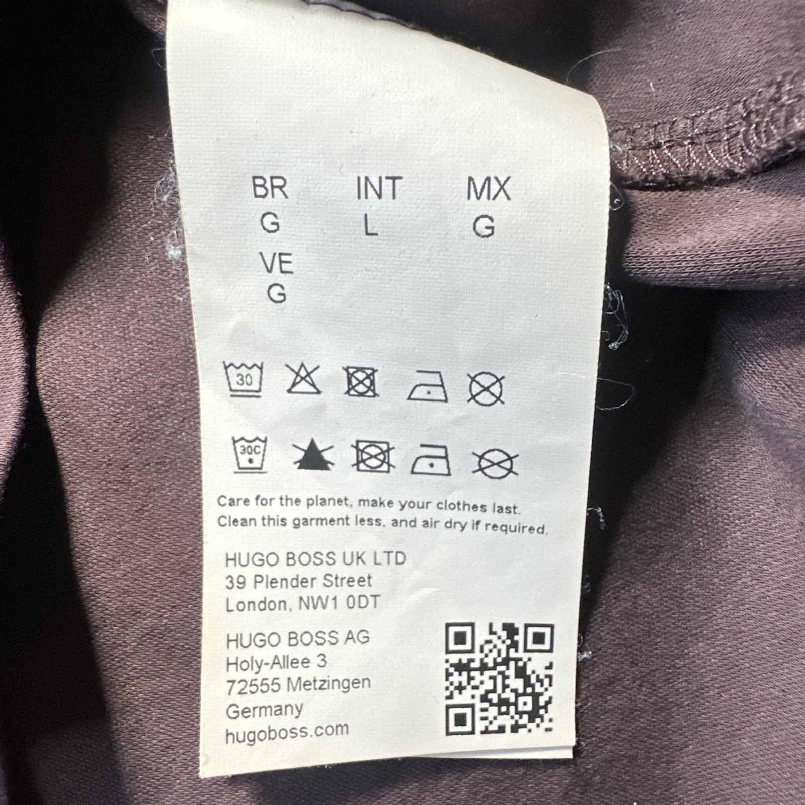 Hugo Boss DOUBLE-MONOGRAM POLO SHIRT IN MERCERISED COTTON Deep Burgundy Large thumbnail 7