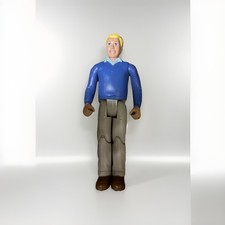 Dollhouse BLONDE DAD FATHER MAN Blue Shirt ToysRUs for Loving Family